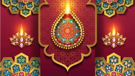 Freepik Happy Diwali Festival Card 3