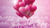 Freepik Happy Valentines Day Design With Red Balloon Heart