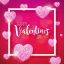 Freepik Happy Valentines Day Illustration With Heart And Glitter On Red Background