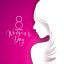 Freepik Happy Womens Day Greeting Card Design With Sexy Young Woman Silhouette