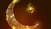 Freepik Islamic Background Glow Crescent And Arabic Lantern