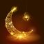 Freepik Islamic Background Glow Crescent And Arabic Lantern
