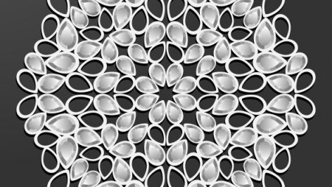Freepik Laser Cut Paper Diamond Flower Vintage Pattern Vector