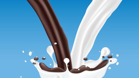 Freepik Milk And Chocolate Splash