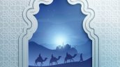 Freepik Mosque Door With Arabic Geometric Pattern And Desert Landscape Camel Arabian Travel