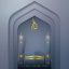 Freepik Mosque Door With Kaaba Haram Mosque For Hajj Greeting