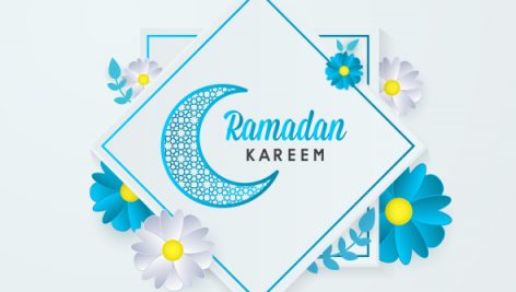 Freepik Ramadan Kareem Greeting Card Flower 1
