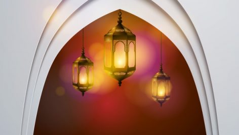 Freepik Ramadan Kareem Lamp Lights For Greeting Islamic Celebration