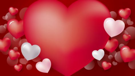 Freepik Red Heart Background For Valentines Day And Wedding