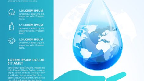 Freepik Save Water Infographic Concept 2