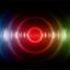 Freepik Sound Waves Oscillating Dark Red Green Blue Light