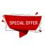 Freepik Special Offer Lettering In Red Origami Speech Bubble With Triangles 2