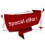 Freepik Special Offer Lettering In Red Origami Speech Bubble With Triangles