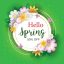Freepik Spring Sale Background With Beautiful Colorful Flower