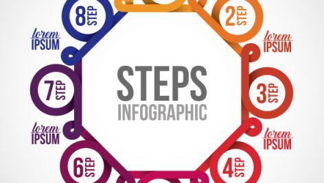 Freepik Steps Icon Infographic Data Information And Options Theme Colorful Design Vector Illustration 2