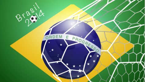 Freepik Vector Soccer Ball In Net With Brazil Flag