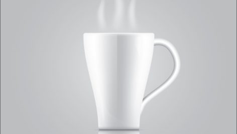 Freepik White Cup With Smoke