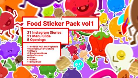 Preview Food Sticker Pack Emoji Stories Restaurant Mask Snapchat App Igtv Tracking Ae Face Tools 22728977