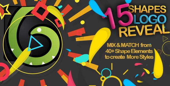 Videohive Shapes Logo Reveal Pack 14781620