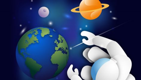 Freepik Astronaut In Outer Space