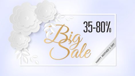 Freepik Big Sale 35 80 And Happy Mother S Day Design For Banner And Background