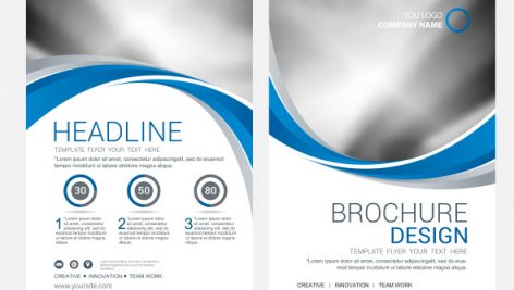 Freepik Brochure Template Flyer Design Vector Background 3