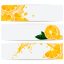 Freepik Cards With Realistic Orange And Splash Of Juice