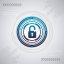Freepik Cyber Security Digital White Background Circuit Internet Padlocks Protection Speed Blue
