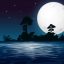 Freepik Full Moon Night At The Lake