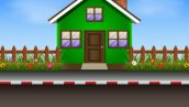 Freepik Green House With Wooden Fence And Road