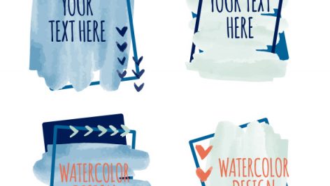 Freepik Hand Painted Vector Banners Templates