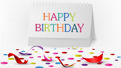 Freepik Happy Birthday Greetings Card With Note Paper