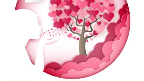 Freepik Heart Tree With Woman Shape