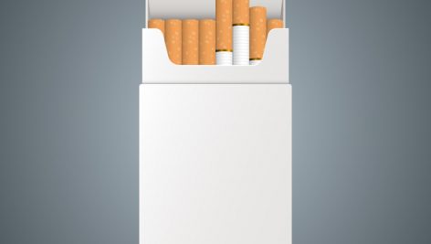 Freepik Packing Of Cigarettes On The Grey Background