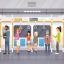 Freepik People Passangers In Subway Car Modern City Public Transport