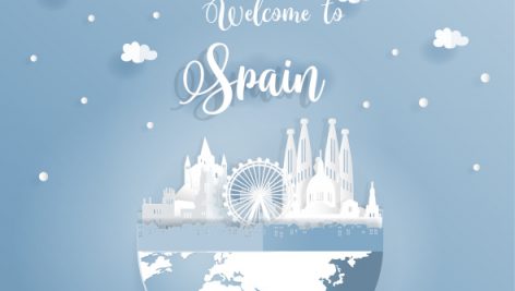 Freepik Postcard Promoting World Famous Landmarks Of Spain