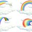 Freepik Set Of Rainbow On White Background