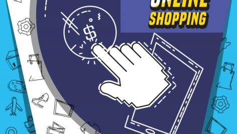 Freepik Shopping Online With Smartphone Vector Illustration Design 2