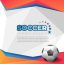 Freepik Soccer Poster On Orange Background With Ball