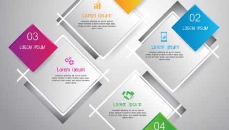 Freepik Squares Vector Template For Infographic