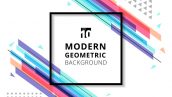 Freepik Template Colorful Geometric Pattern Abstract Background