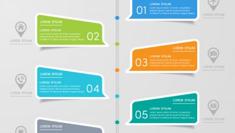 Freepik Timeline Infographics Design Template With Icons 2