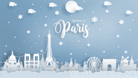 Freepik Winter In Paris France With World Famous Landmark