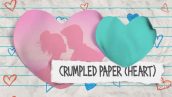 Preview Crumpled Paper Heart 23307228