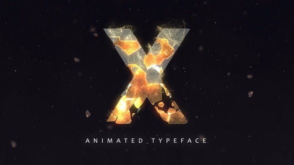 Videohive Fracture Titles – Animated Typeface 24493889