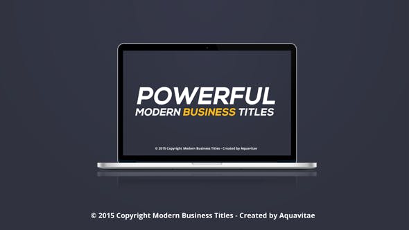 Videohive Powerful Modern Business Titles 11306639