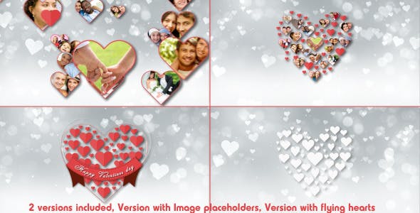 Videohive Valentine Romantic Hearts Opener 6632827