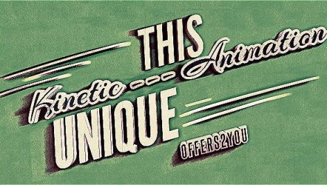 Preview Kinetic Typography Vintage Retro Style 4799271