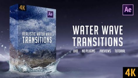 Preview Realistic Water Wave Transitions 4K 25459202