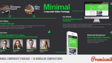 Preview Minimal Corporate Package 7659476
